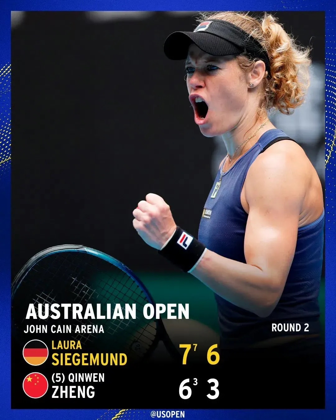 网球比赛中，瑞士选手击败对手成功晋级