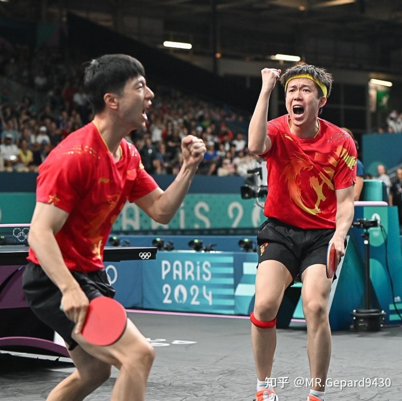 中国乒乓球队横扫法国乒乓球队，马龙送出助攻